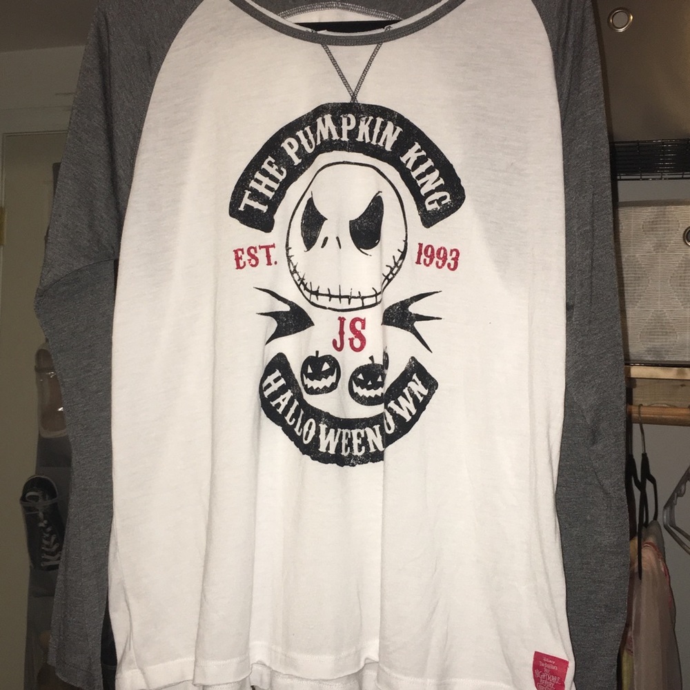 Nightmare Before Christmas Baseball Tee